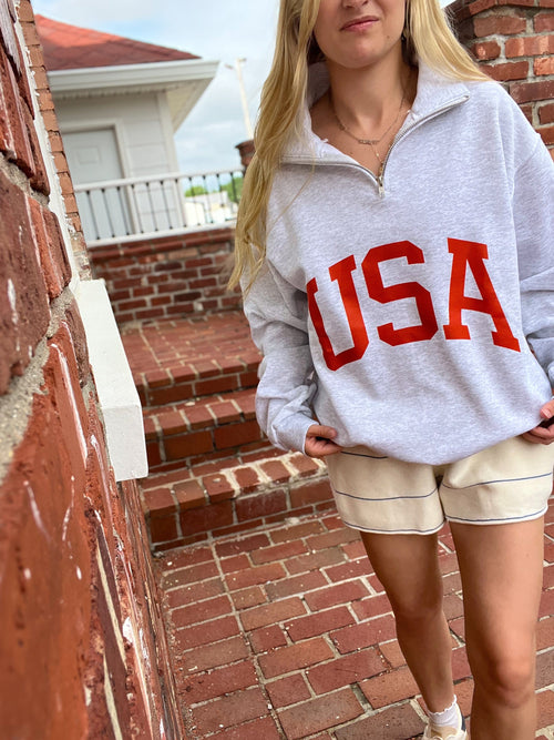 Big Red USA 1/4 Zip