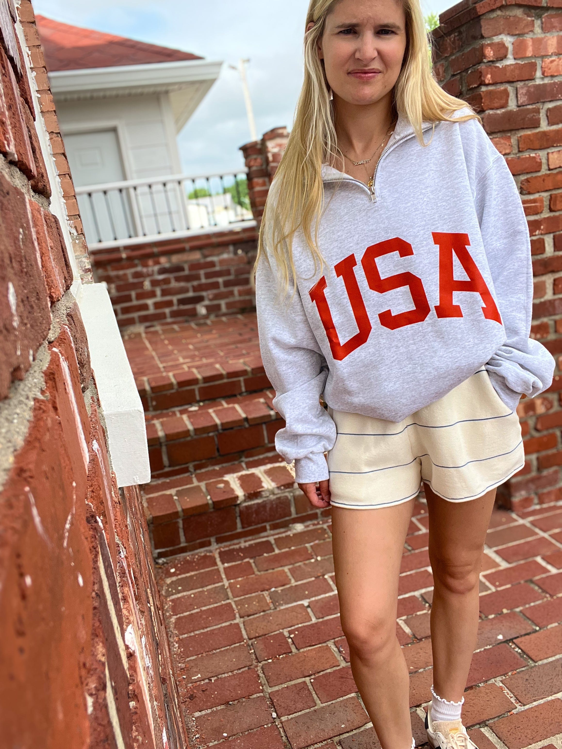 Big Red USA 1/4 Zip